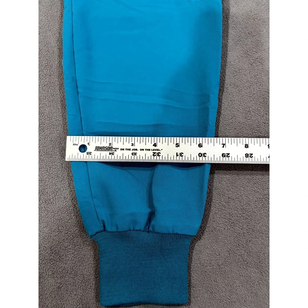 FIGS Technical Collection Jogger Scrub‎ Pants Mens XS/S Blue Drawstring Waist